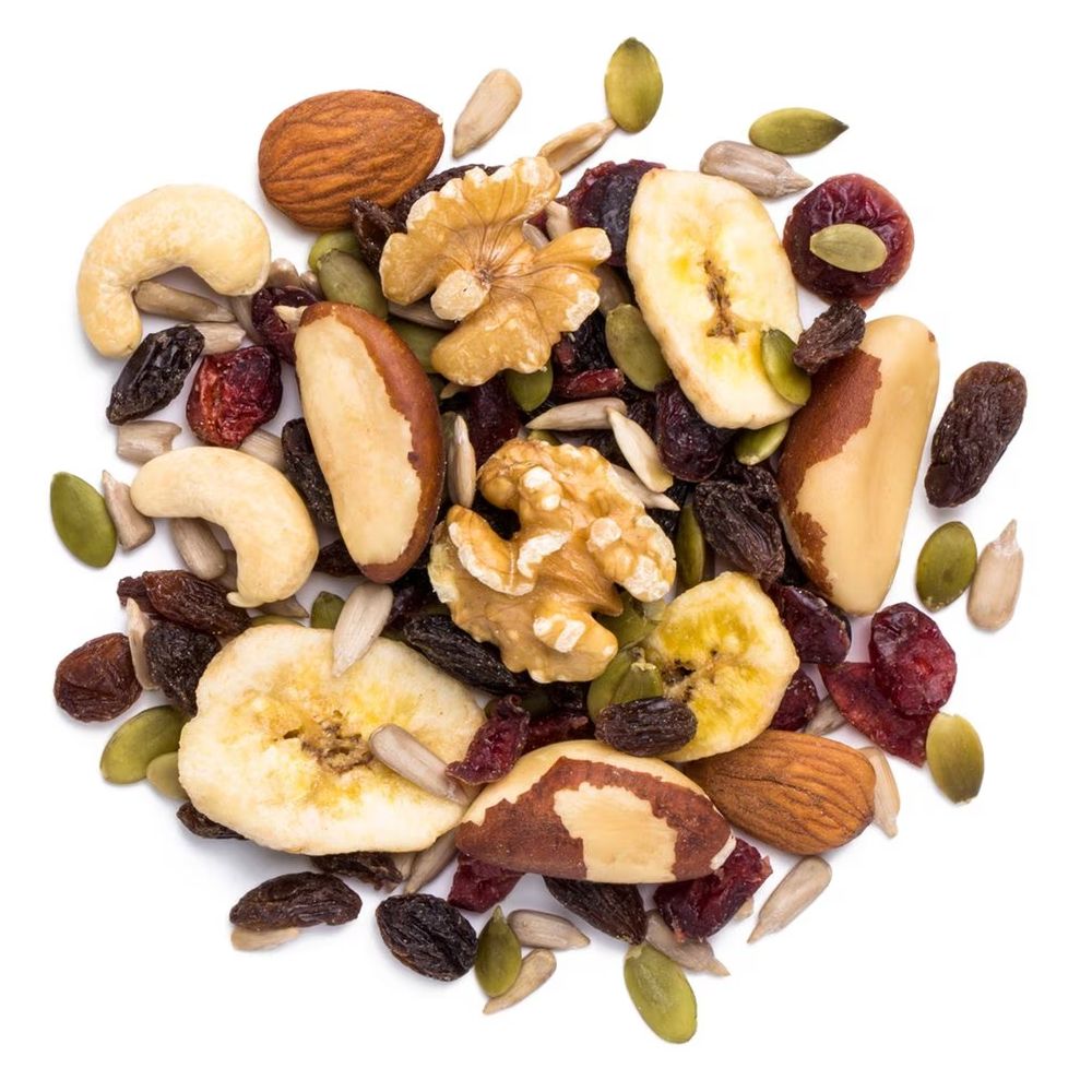 Frutos secos y Caramelos