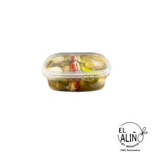 Boquerón y huevo de codorniz