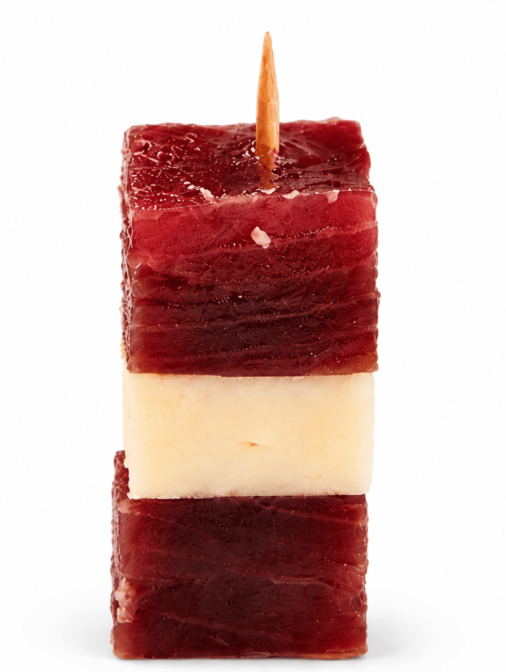 Banderillas de atún y queso